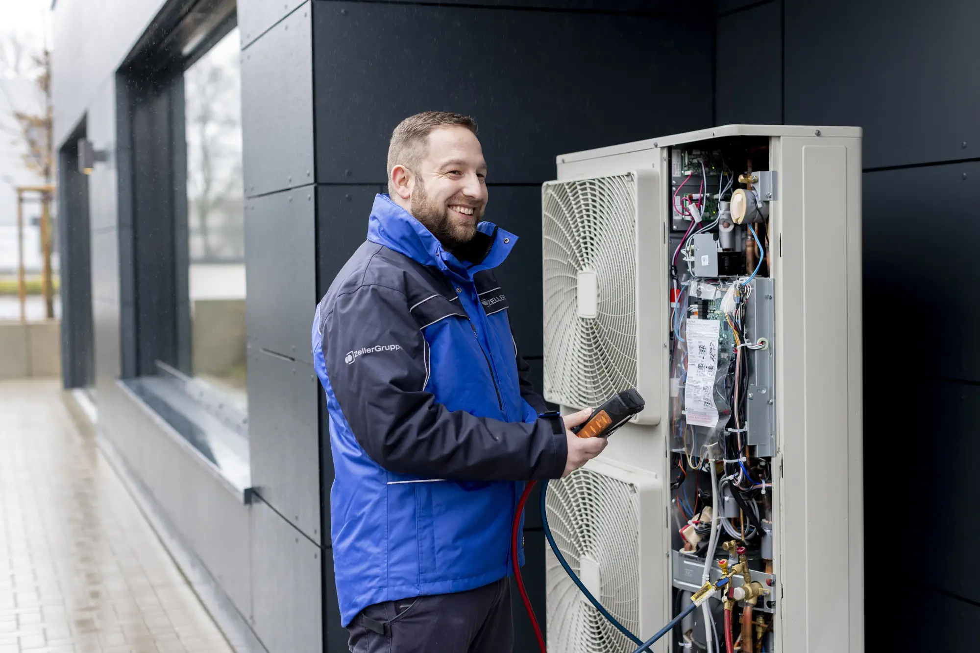 zeller waermepumpe gebäude